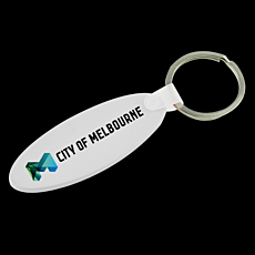 PVC Keyrings Oval
