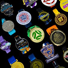 Custom Medals, Soft Enamel, Die Struck (Sample Pack)