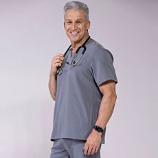 Eildon Three Pocket Scrub Top Men's