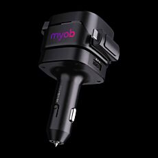 4-in-1 45W Foldable Car Charger