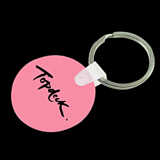 PVC Keyrings Circle