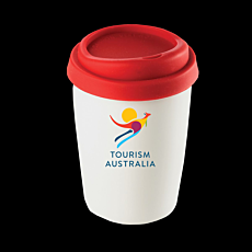 Ceramic Mug With Silicone Lid