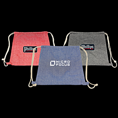 Melange Custom Dyed Drawstring Bag