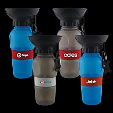 590ml Dog Cup Drink Bottle With Silicon Band