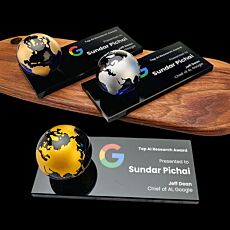 Globe Plaque Trophy