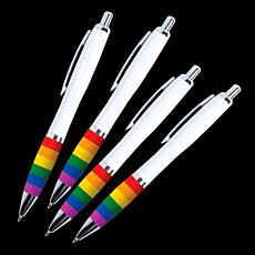 Pride Flag Rainbow Grip Pen