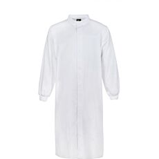 Food Industry Dustcoat With Mandarin Collar