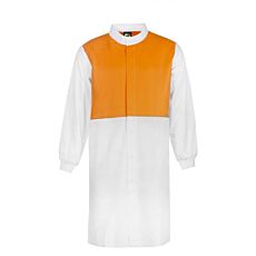Hi Vis Long Sleeve Dustcoat with Mandarin Collar
