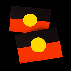 Australian Aboriginal Flag Stickers