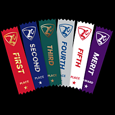 Athletics Ribbons Coloured
