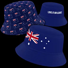 Reversible Australia Flag Bucket Hats