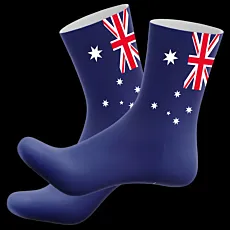Australian Flag Socks