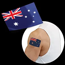 Australian Flag Temporary Tattoos