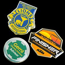 Full Colour Print Epoxy Dome Lapel Pins