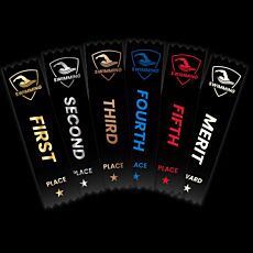 Swimming Ribbons Black