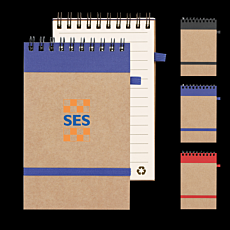 Eco NoteBook Recycled Paper Spiral bound