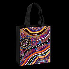 "Generations" Calico Tote with Gusset