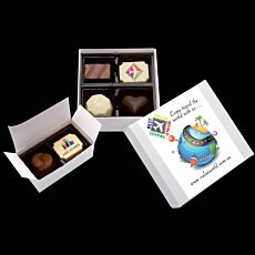 2pc or 4pc White Truffle Box