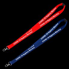15mm Pre-Printed Hygiene Marshal Lanyards