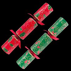 Swirling Holly Crackers