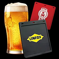Custom Branded Mud Flap Coasters