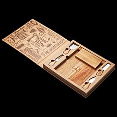 St. Andrews Magnetic CheeseBoard & Knife Set