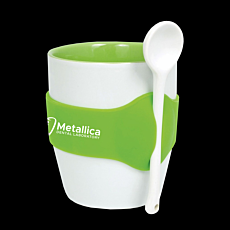 Geko Coffee Mug with Spoon