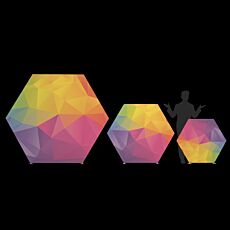 Hexagon Backdrop Display