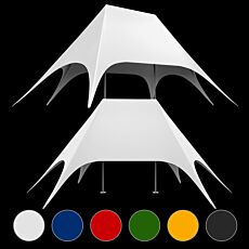 Plain Double Pole Star Tent