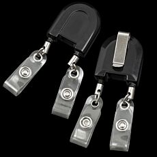 Double Retractable Badge Reel