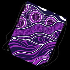 Custom NAIDOC Drawstring Backpacks