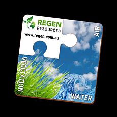 Eco MDF 4 Piece Puzzle Coasters