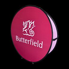 Round Pop Up A-Frame Banner