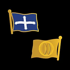 Eureka Flag Lapel Pin
