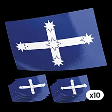 Eureka Flag Stickers