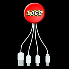 PVC 3-in-1 Charging Cable