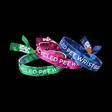 Recycled Wristbands w/ Bamboo Lock
