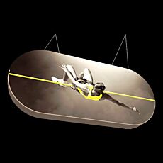 Illuminated Capsule Hanging Pendant Banner