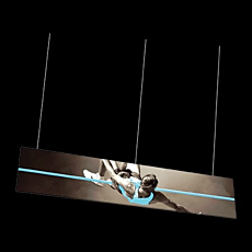 Panel Stretch Hanging Pendant Banner