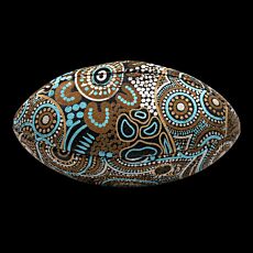 9 Inch "50 Years In Motion" Rugby Ball