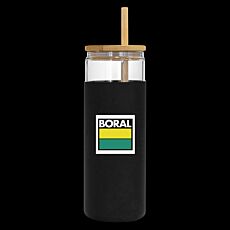 Glass Tumbler Drink Bottle