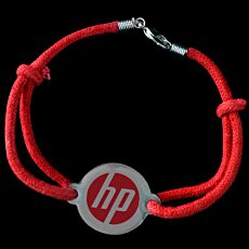 Cotton Bracelet With Charm