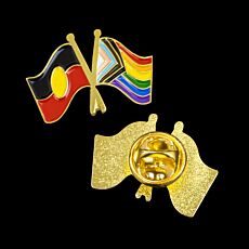 Progress & Aboriginal Flag Lapel Pins