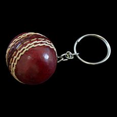Cricket Ball Keyring