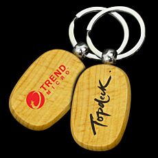 Oblong Wooden Keyrings