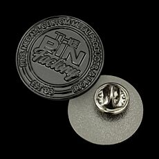 25mm Moulded - Shiny Black Nickel Base