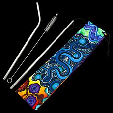 NAIDOC Re-Usable Straw Set 2
