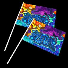 NAIDOC Mini Hand Flags