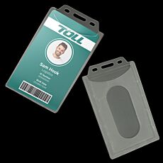 88 x 54 Portrait HD Rigid Enclosed ID Holder