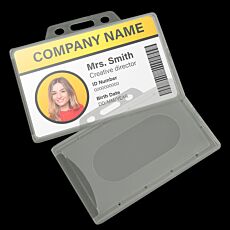 88 x 54mm Landscape HD Rigid Enclosed ID Holder